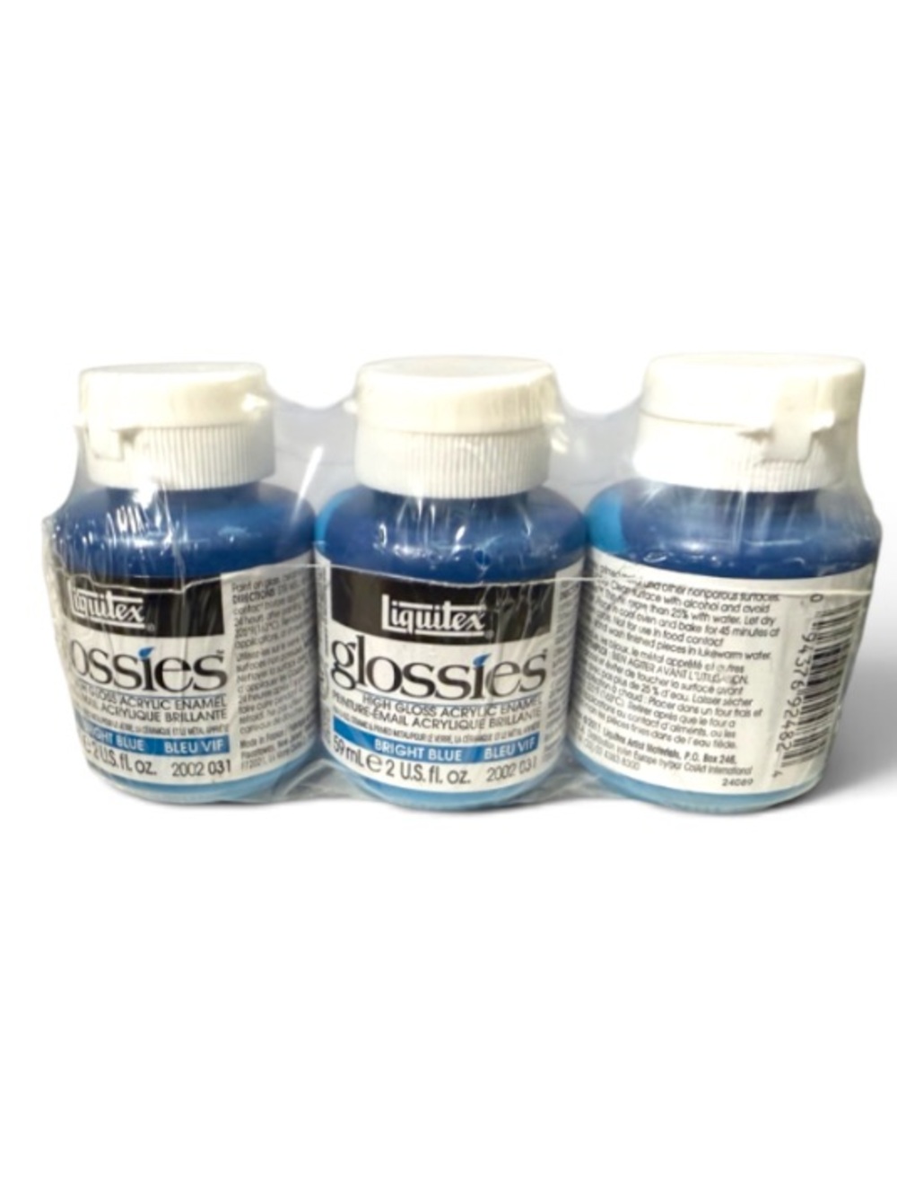 Discontinued LIQUITEX BRIGHT GLOSSIES
Paint (3) 2oz jars High Gloss
Enamel